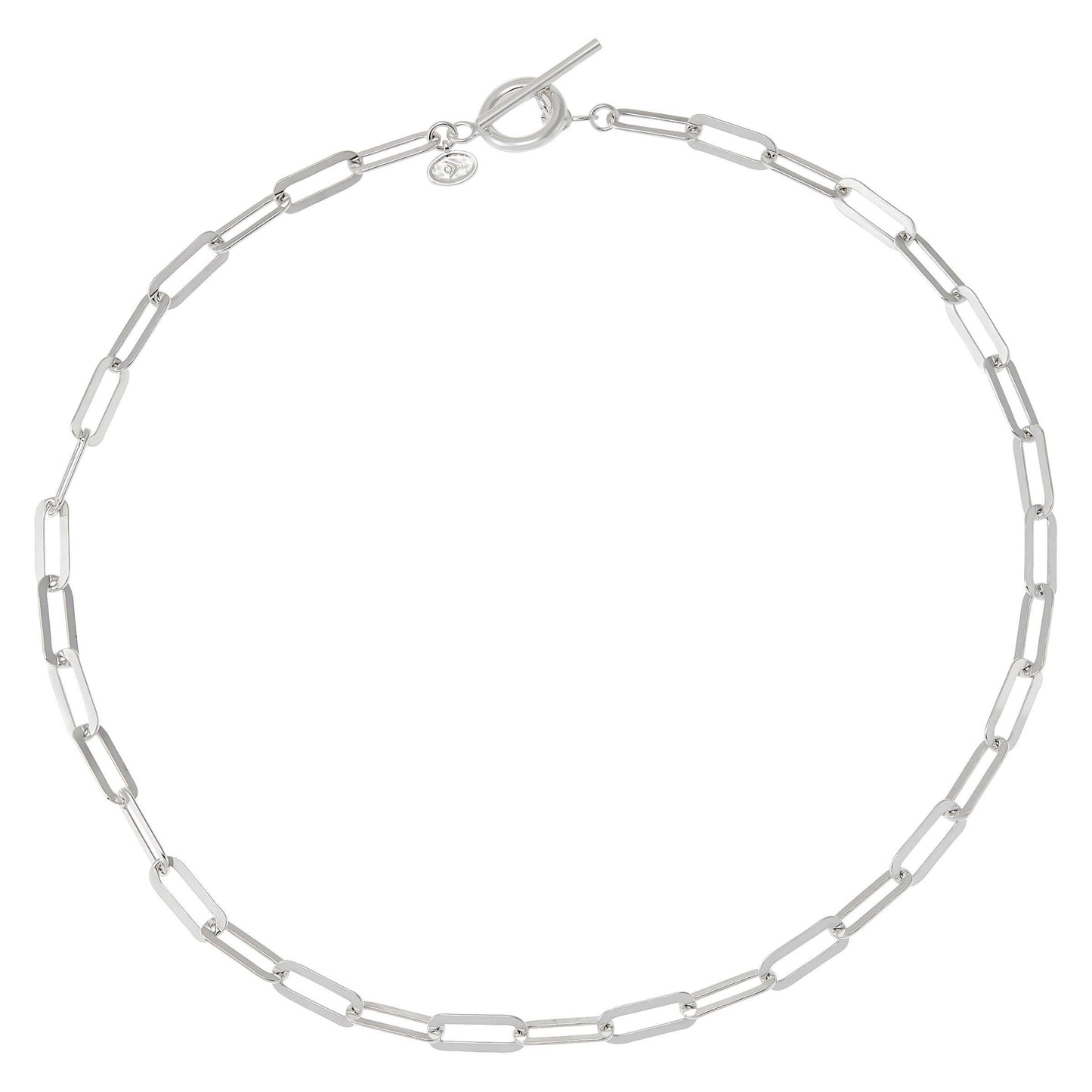 Silpada 'Let’s Link’ Chain Necklace in Silver Chain 17”