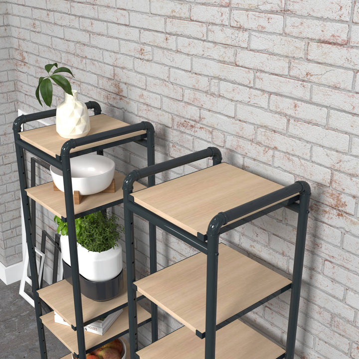 Pipeline Etagere Retail Display Tower - Grey Frame
