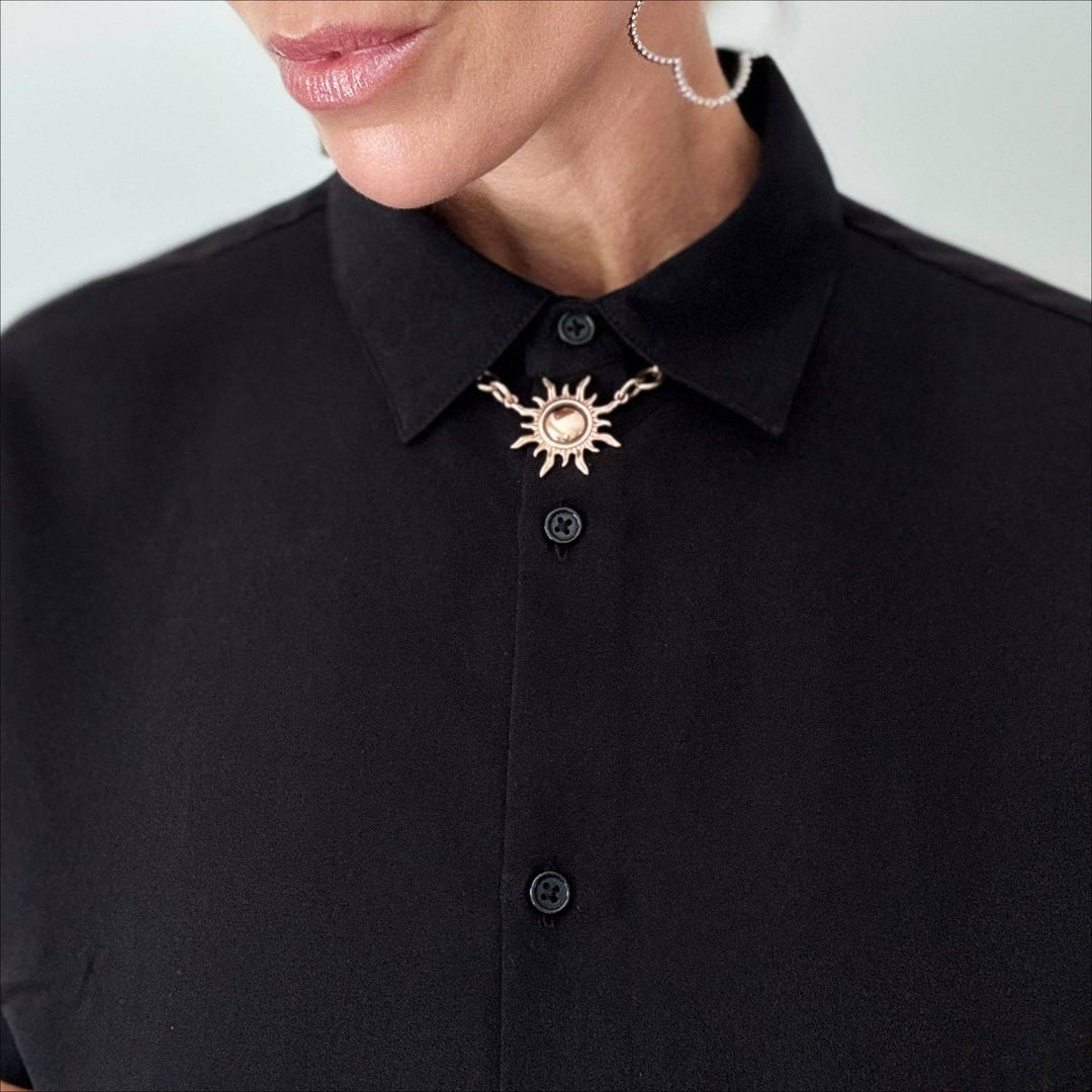 "Grateful" Sun Choker Necklace