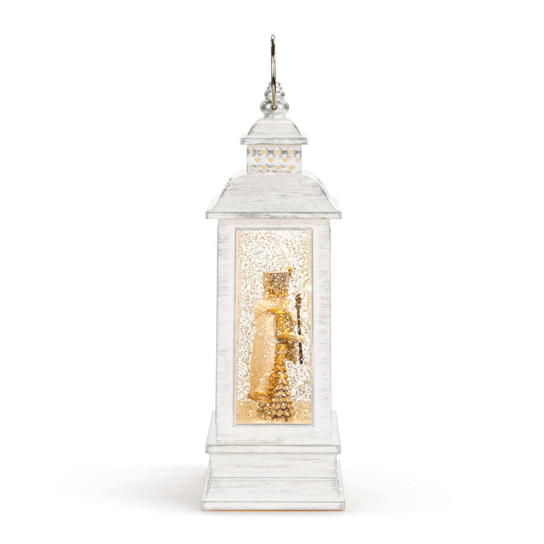 Nutcracker Snow Globe Lantern – Lighted Musical Holiday Décor with Trees