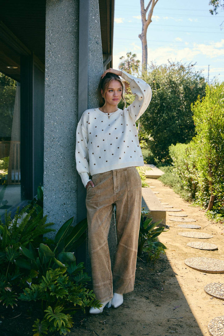 The Margot Polka Dot Sweater