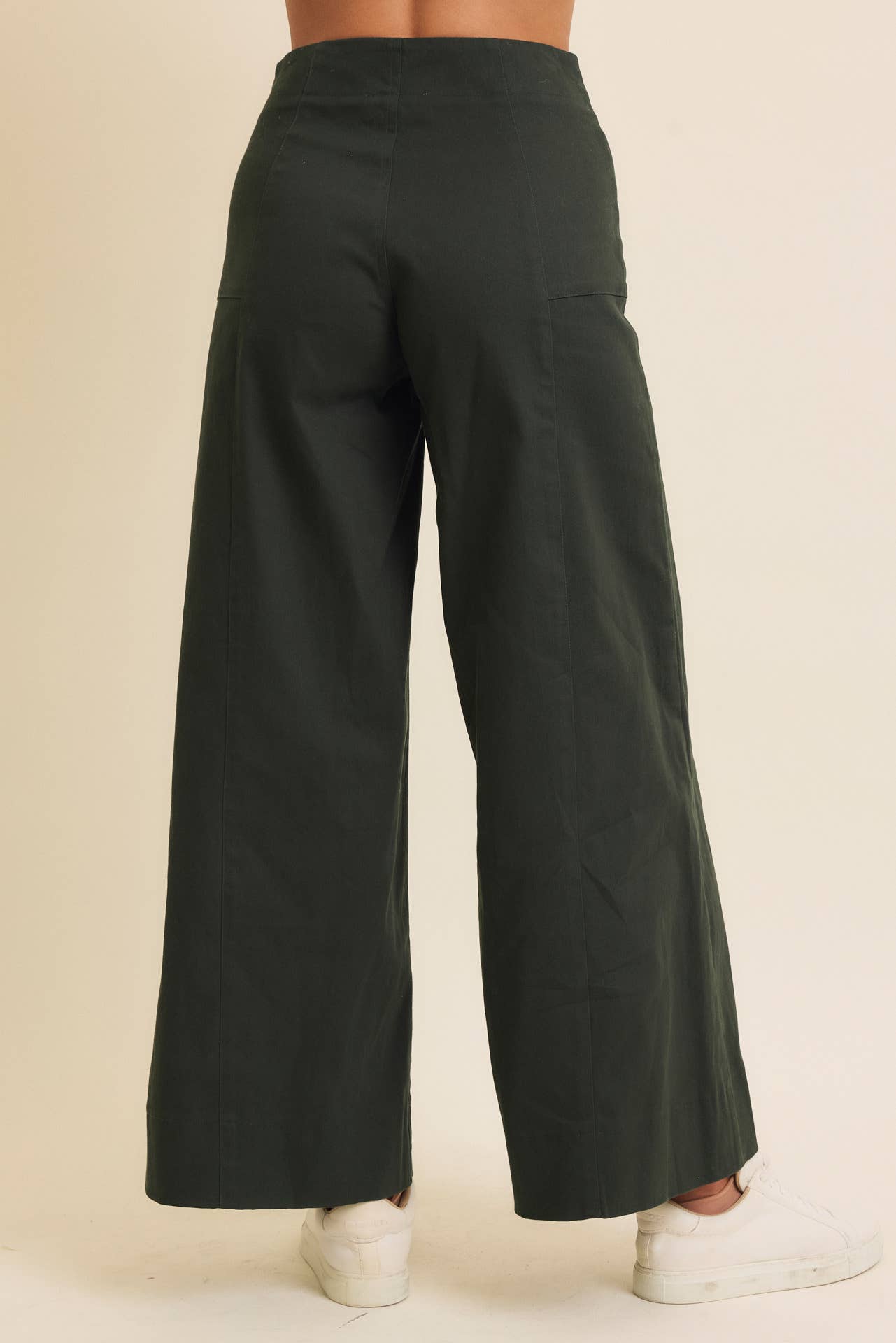 FLATTERING WIDE LEG FULL-LENGTH STRETCHY PANTS