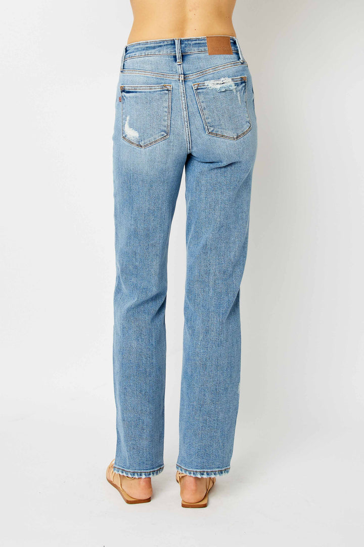 Urban Rebel High Rise Straight Leg | Plus
