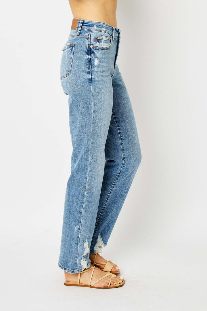 Urban Rebel High Rise Straight Leg | Plus