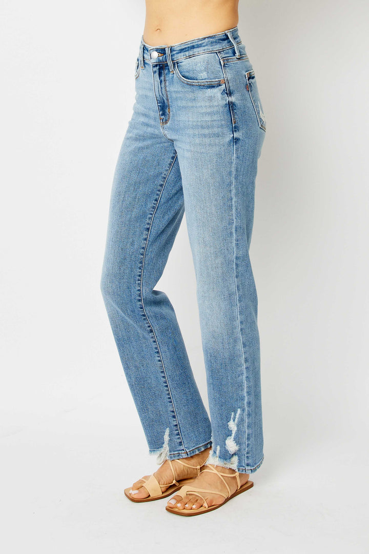 Urban Rebel High Rise Straight Leg | Plus