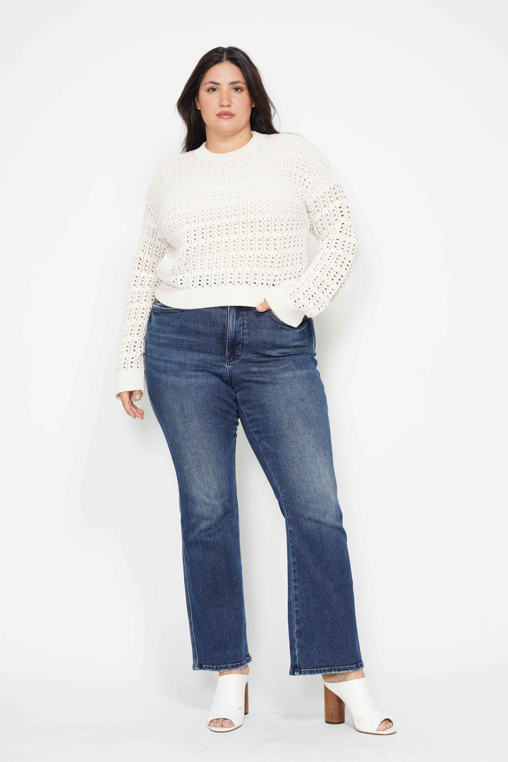 High Rise Boot Cut Jeans