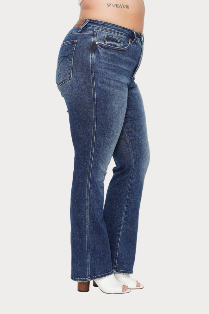 High Rise Boot Cut Jeans