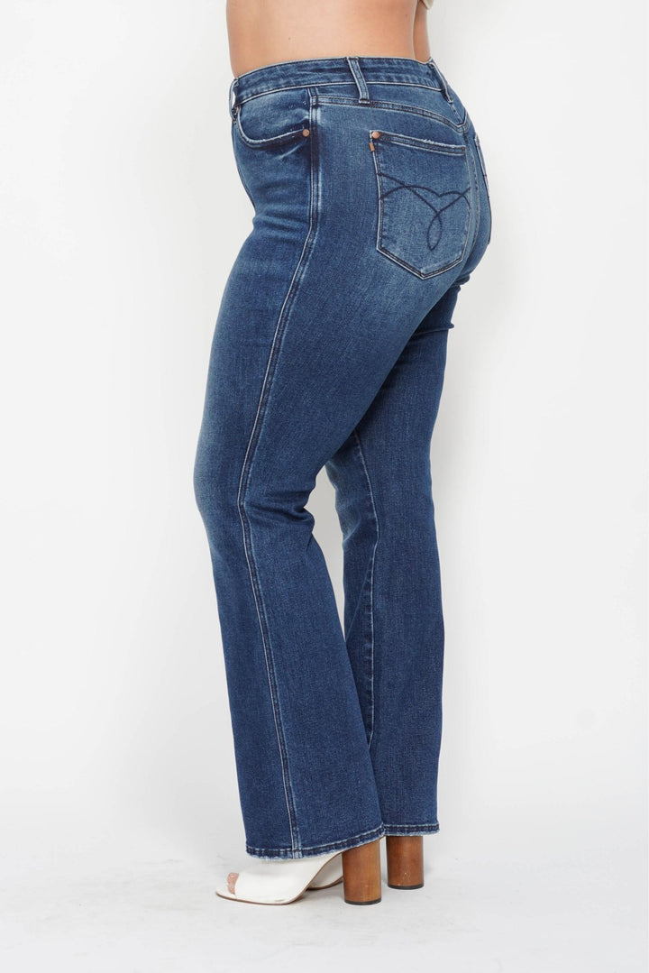 High Rise Boot Cut Jeans
