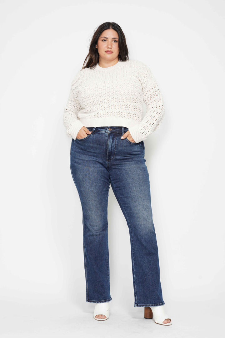 High Rise Boot Cut Jeans