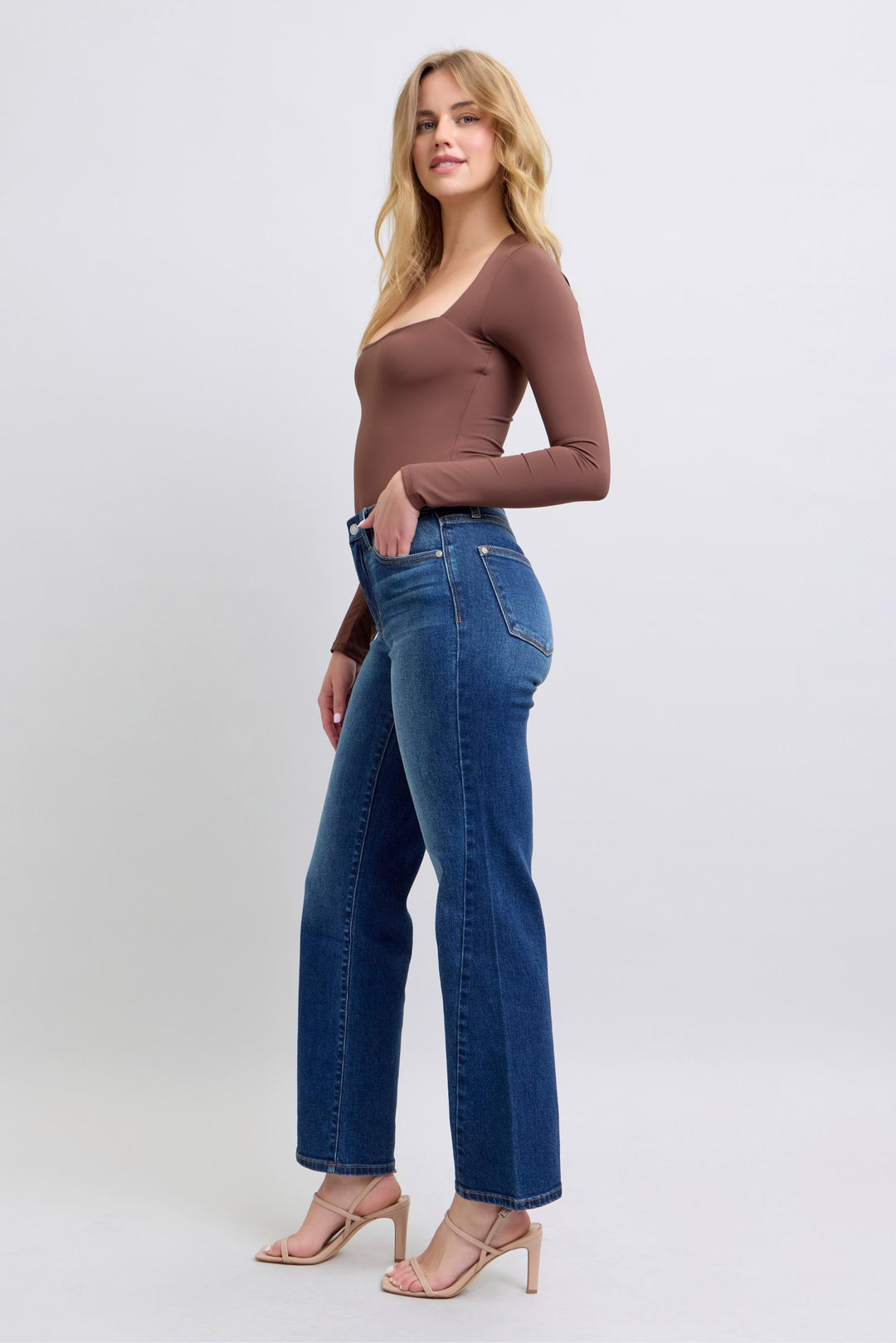 Aubrey Side Seam Detail Straight