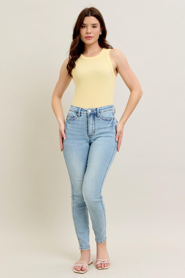 Tummy Control Vintage Wash Skinny