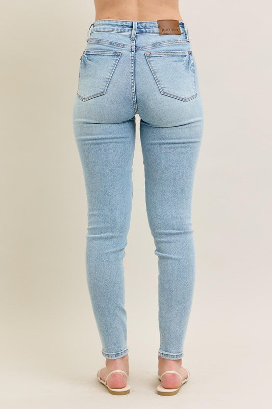 Tummy Control Vintage Wash Skinny