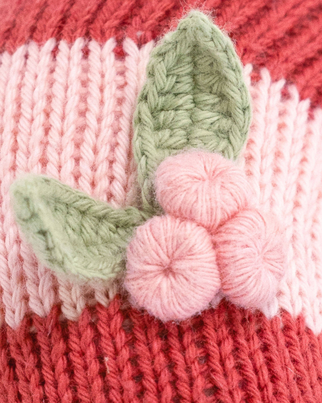 Baby candy cane (blush stripe)