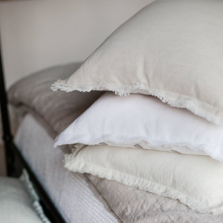 Fringe Pillow Covers - Neutral Color Palette
