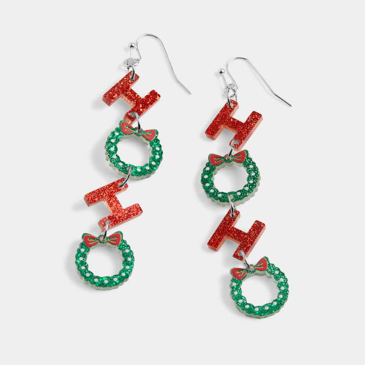 HoHo Holiday Dangle - Red/Green-Christmas