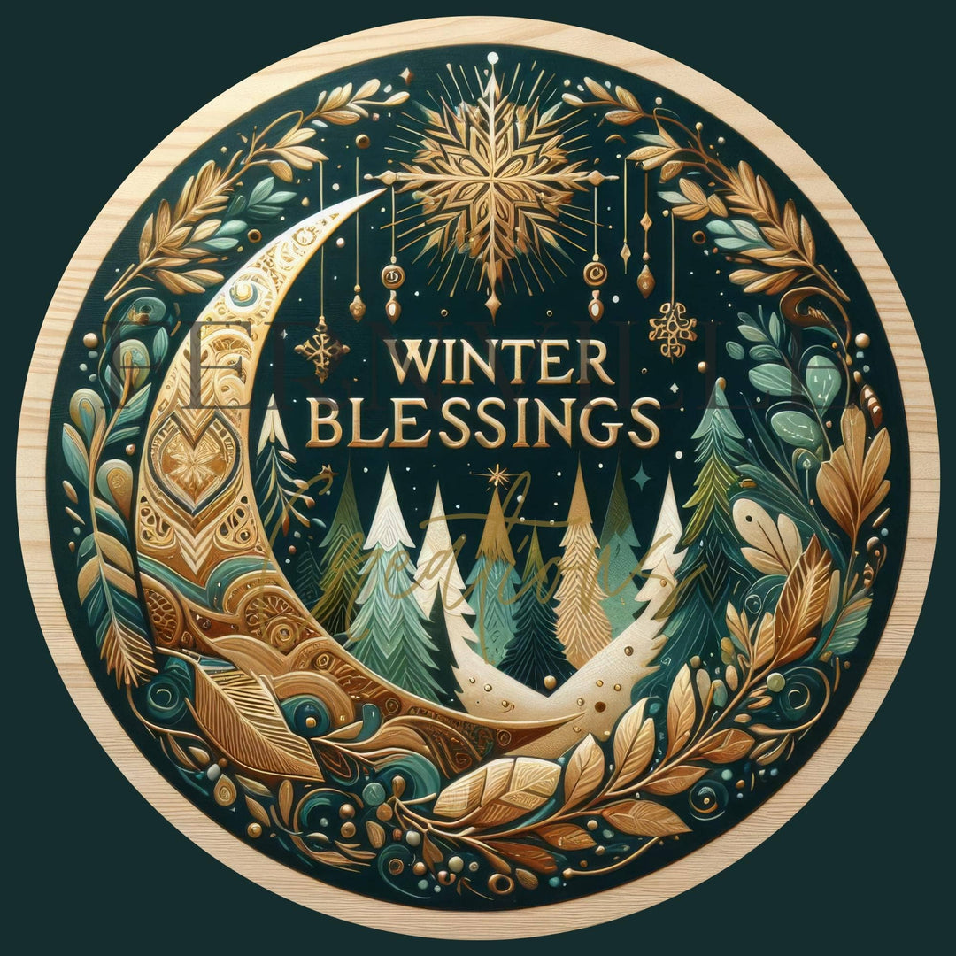 Winter Blessings Ceramic Keepsake Tree Ornament