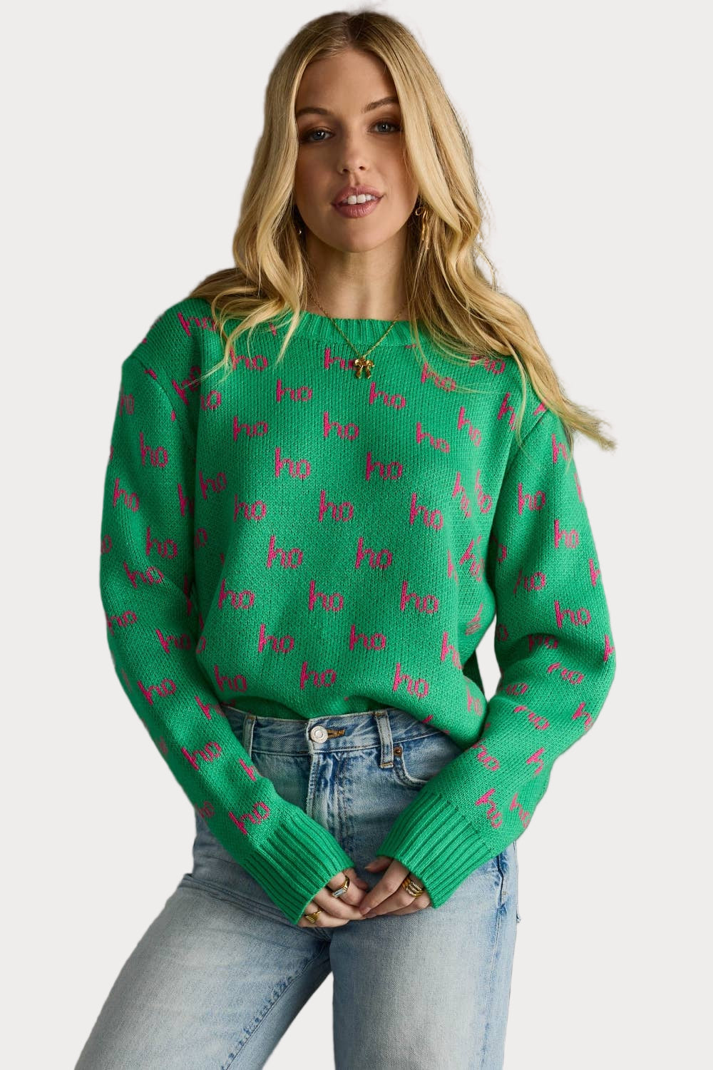 Ho Ho Ho Holiday Sweater
