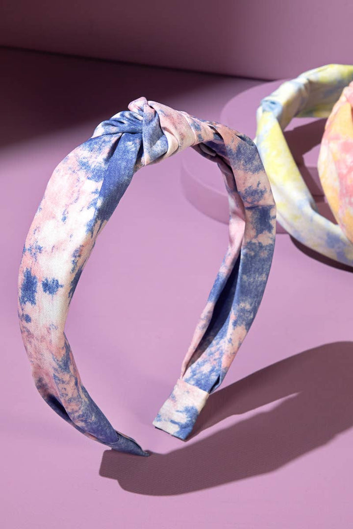 Knotted Tie Dye Print Headband