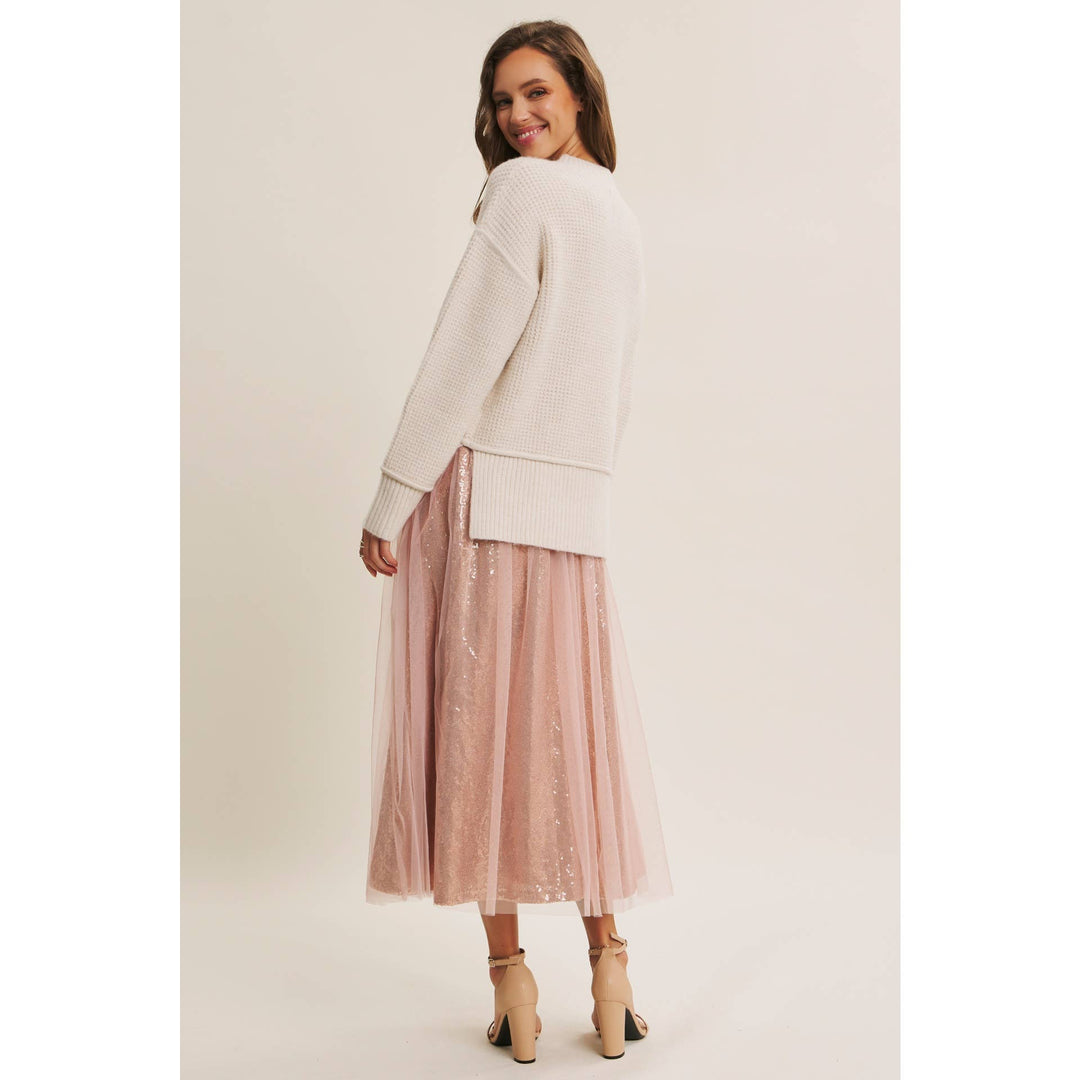 Recycled Blend Knit Sweater – Sustainable Cozy Style