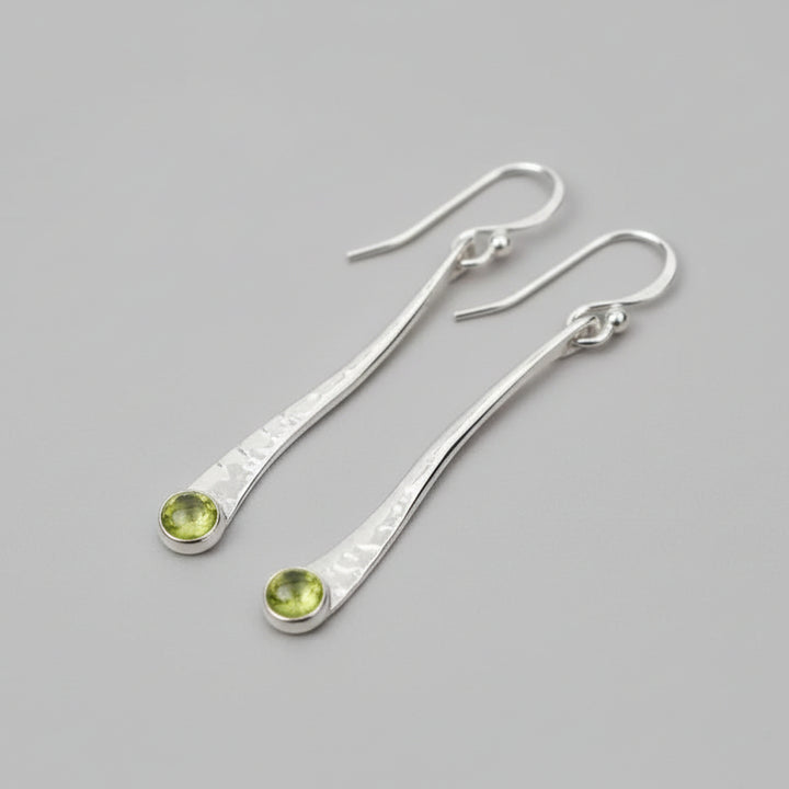 Curved Stem Dangle Earring