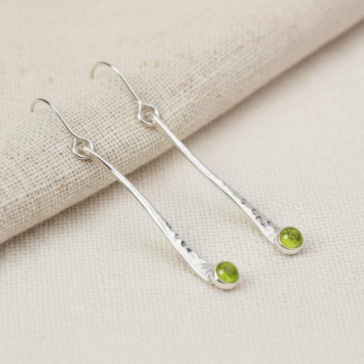 Curved Stem Dangle Earring