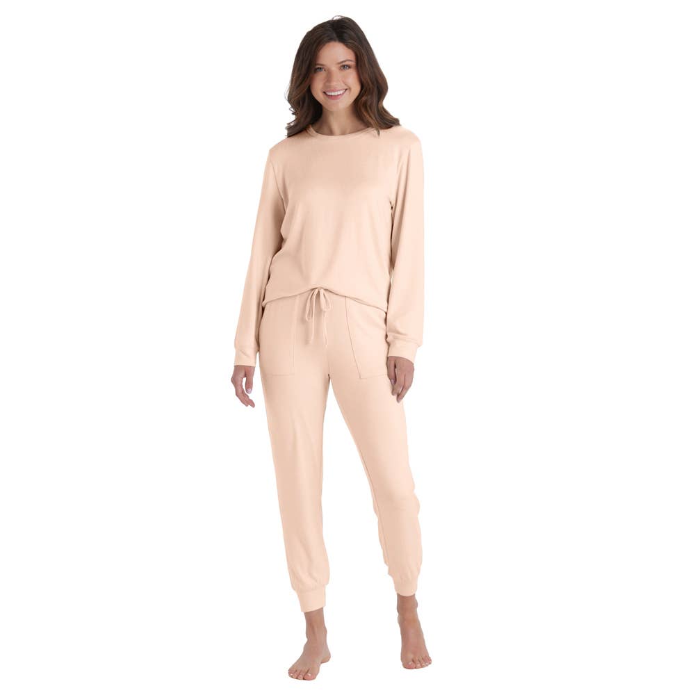 Dream Jersey Crew Neck Lounge Set - Oprah's Fave