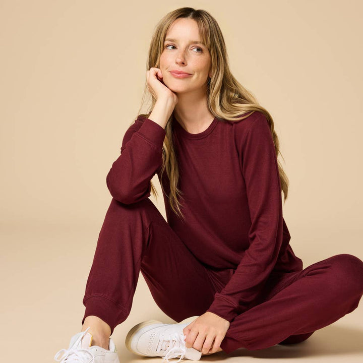 Dream Jersey Crew Neck Lounge Set