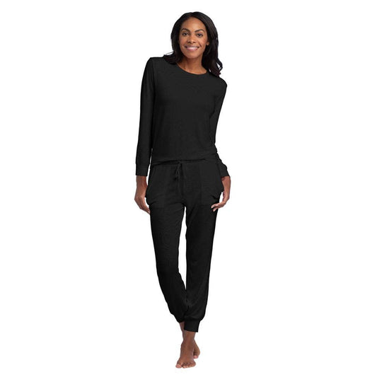 Dream Jersey Crew Neck Lounge Set - Oprah's Fave