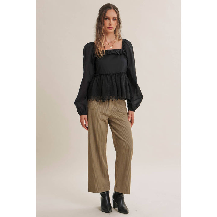 The Avery Pinstripe Ankle Pants