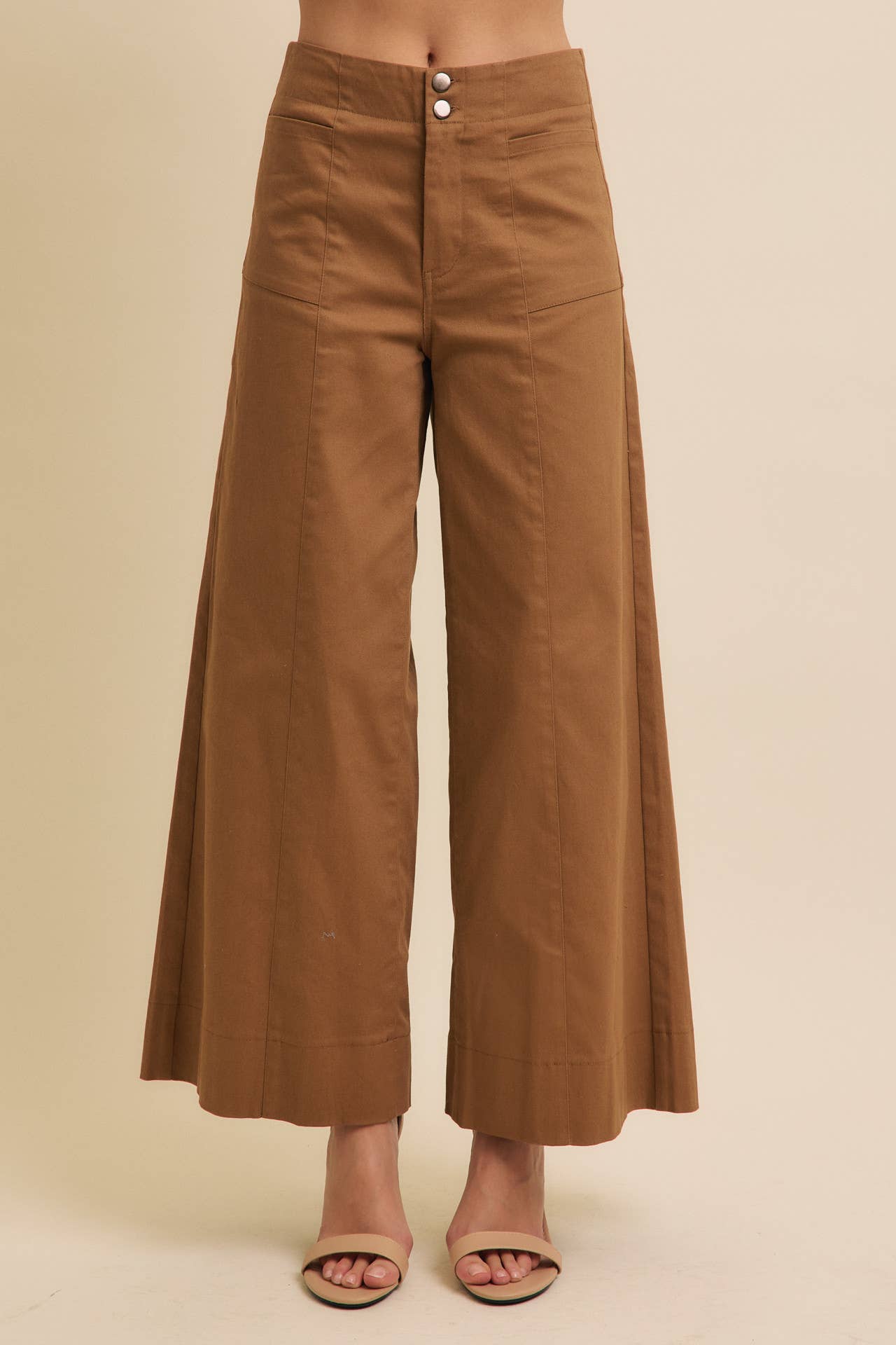 FLATTERING WIDE LEG FULL-LENGTH STRETCHY PANTS