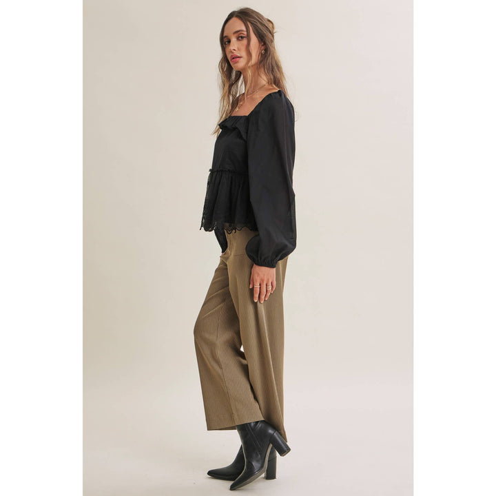 The Avery Pinstripe Ankle Pants
