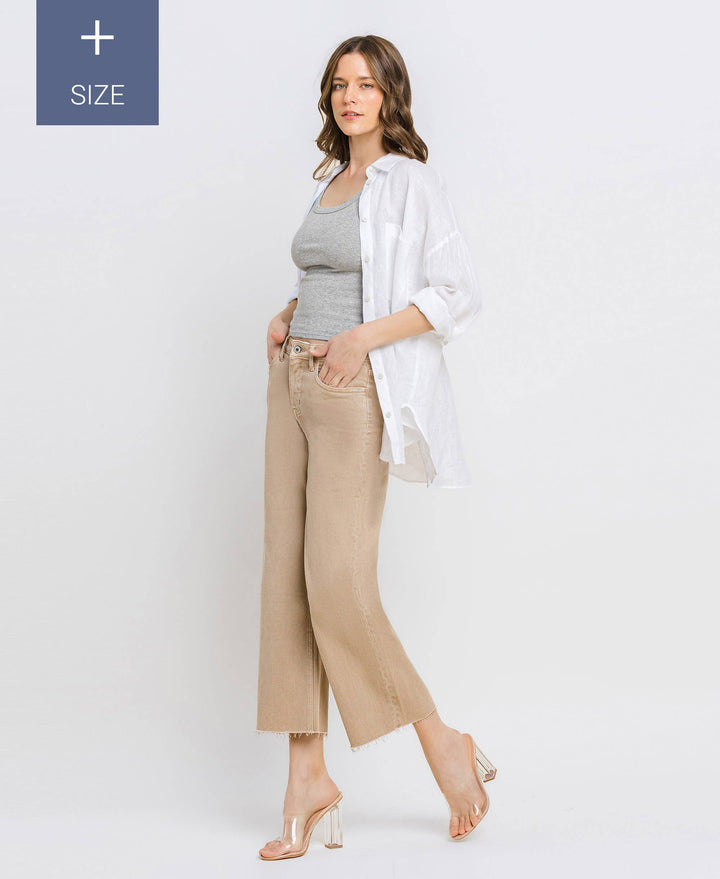 Olivia Wide Leg Jeans | Plus