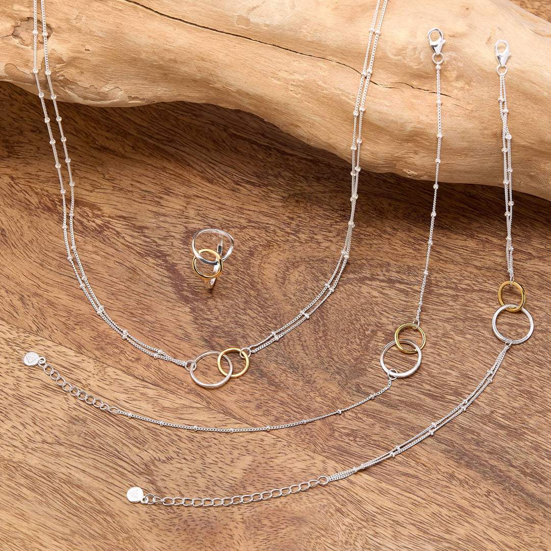 Silpada 'Pagosa' Circle Linking Necklace