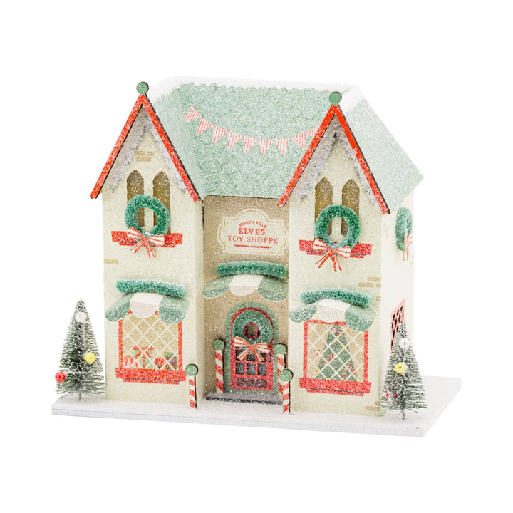 VIL1251 - Elves' Workshop Light Up Christmas Village House