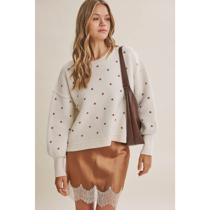 The Margot Polka Dot Sweater
