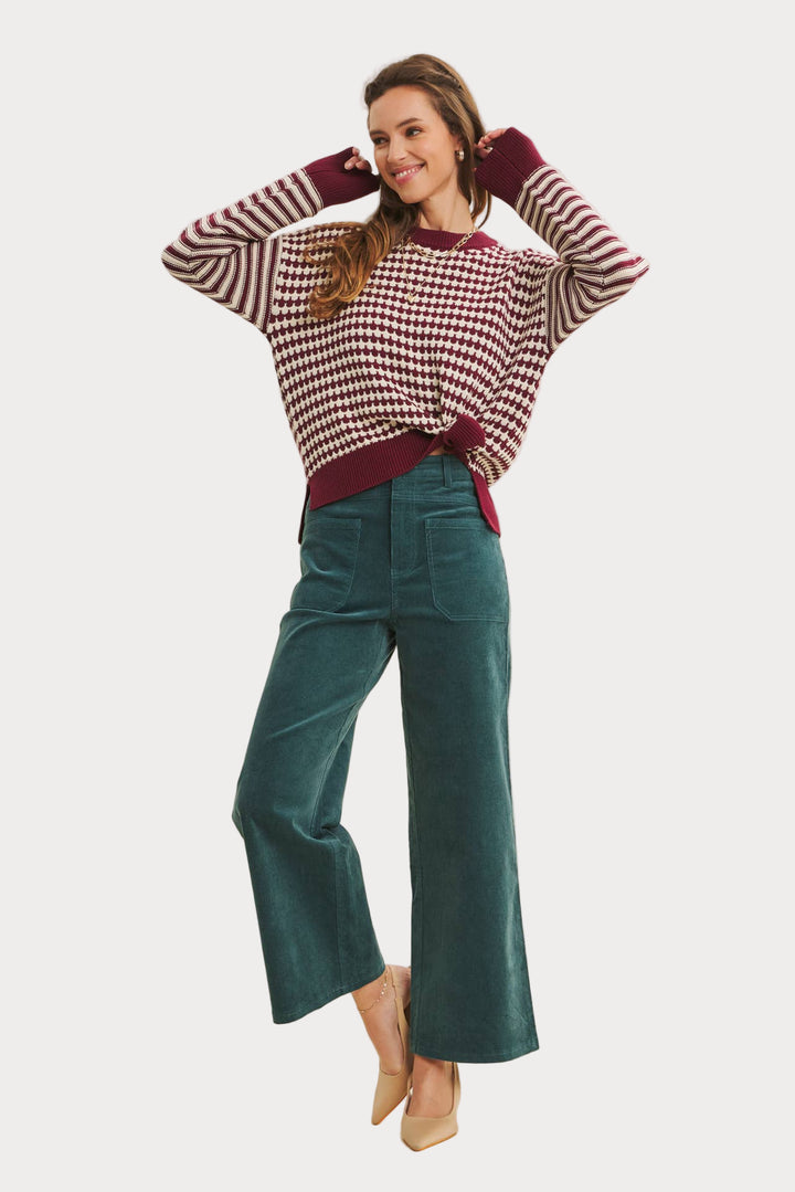 Cozy Textured Pullover Sweater