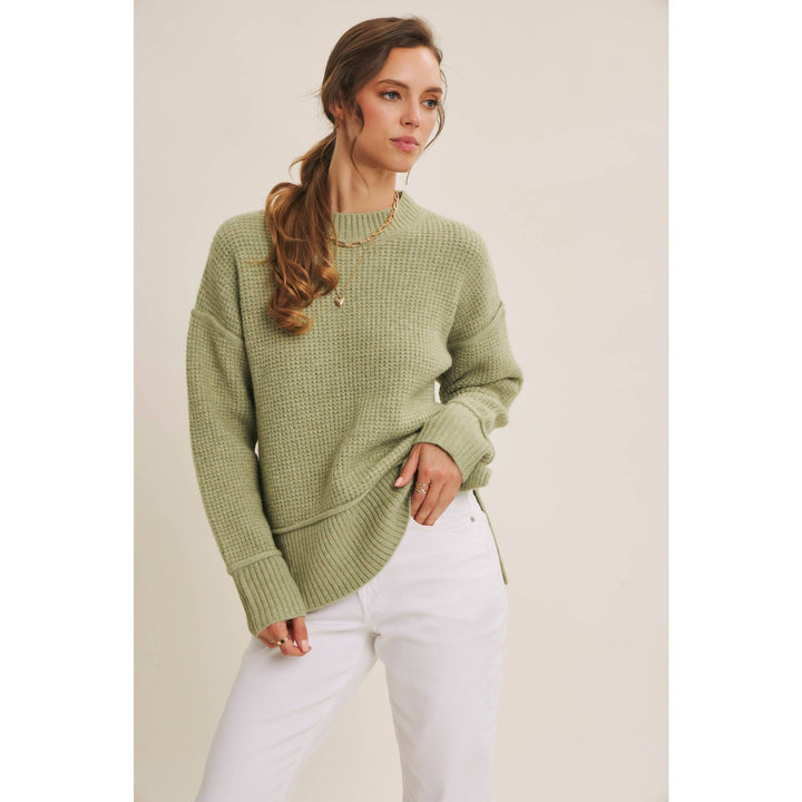 Recycled Blend Knit Sweater – Sustainable Cozy Style