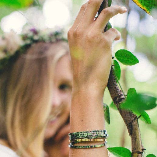 Warrior - Strong Fearless Cuff Bracelet