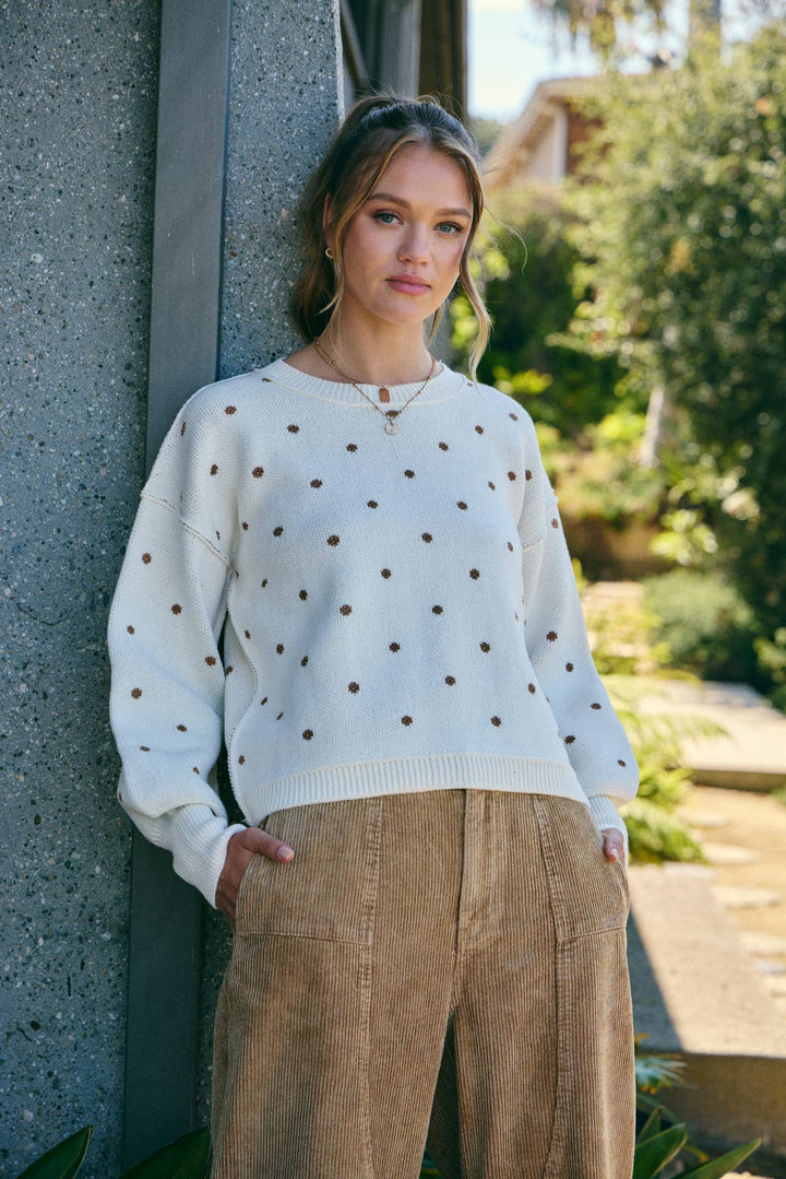 The Margot Polka Dot Sweater