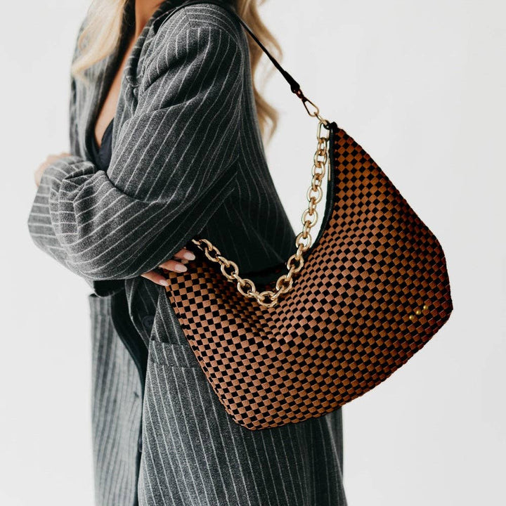 Sienna Slouchy Woven Shoulder Bag