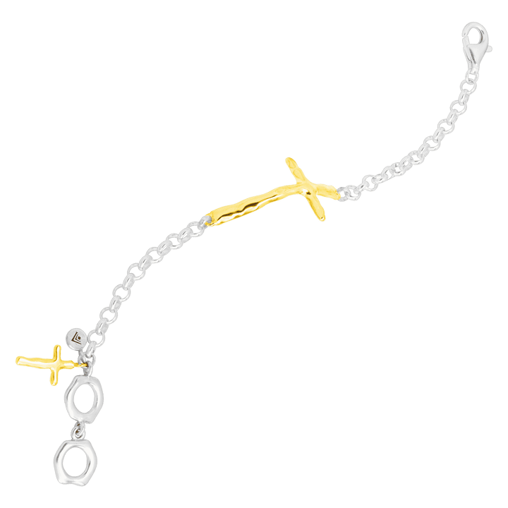 'In Good Faith' Organic Cross Bracelet