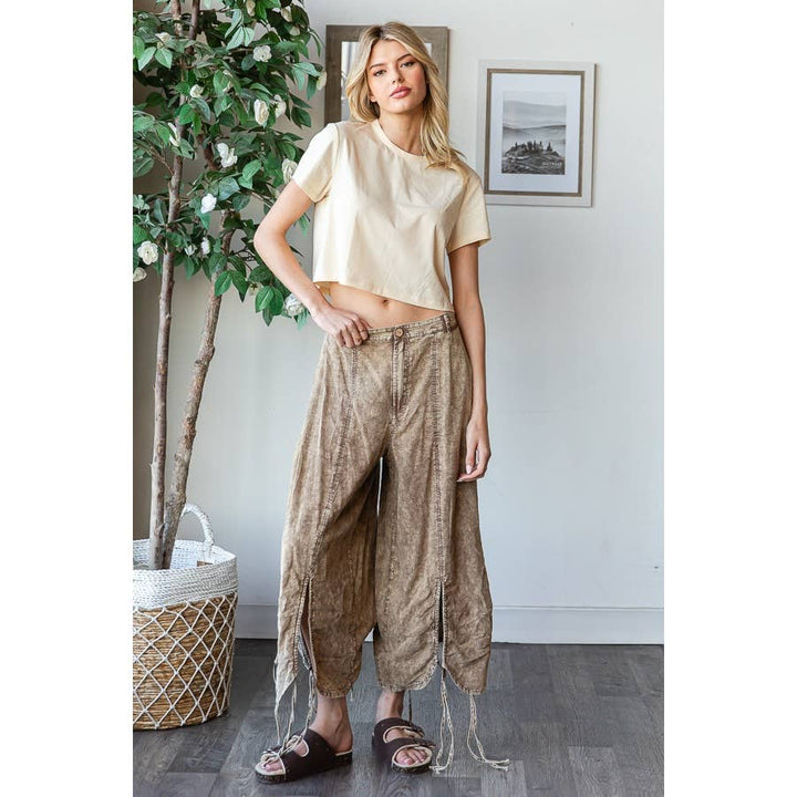 Mineral Washed Cinch Pants