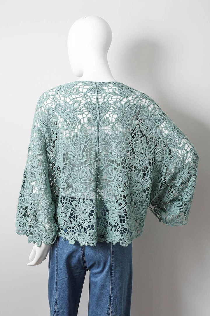 Crochet Floral Petal Wrap