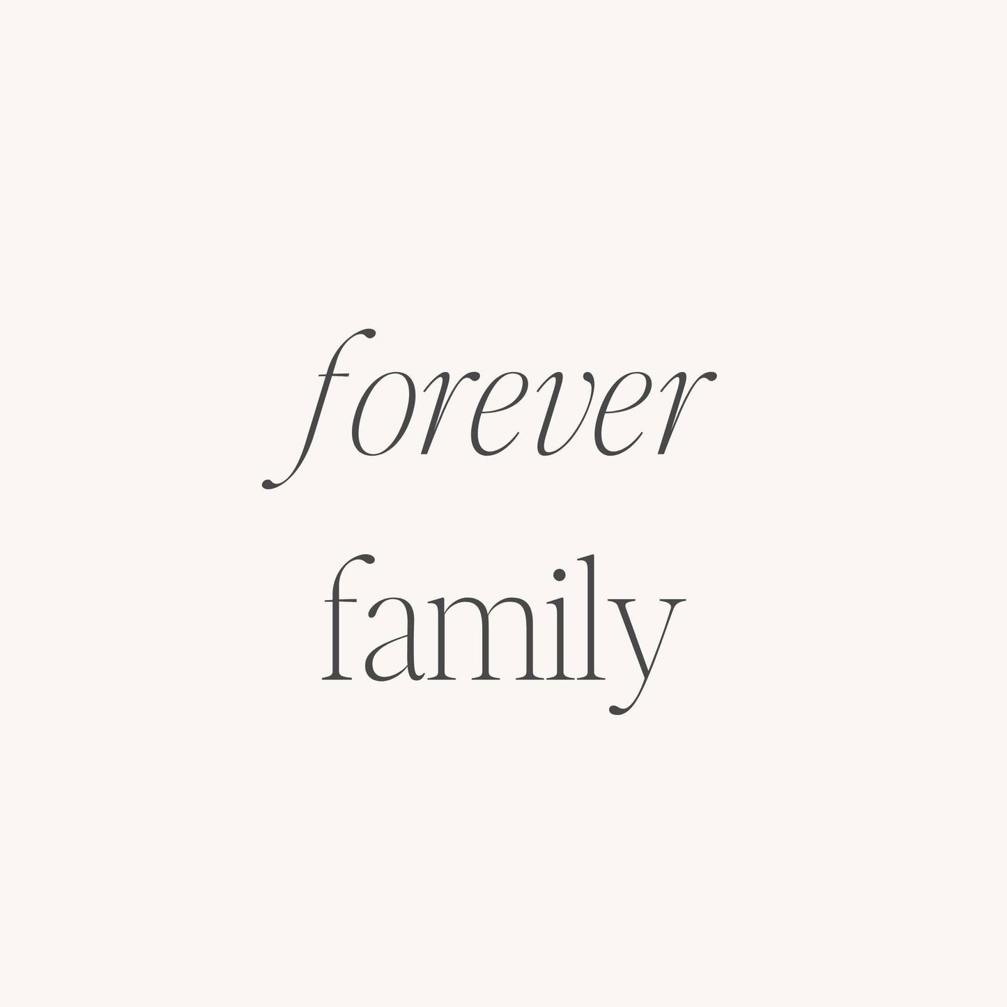 Forever Family