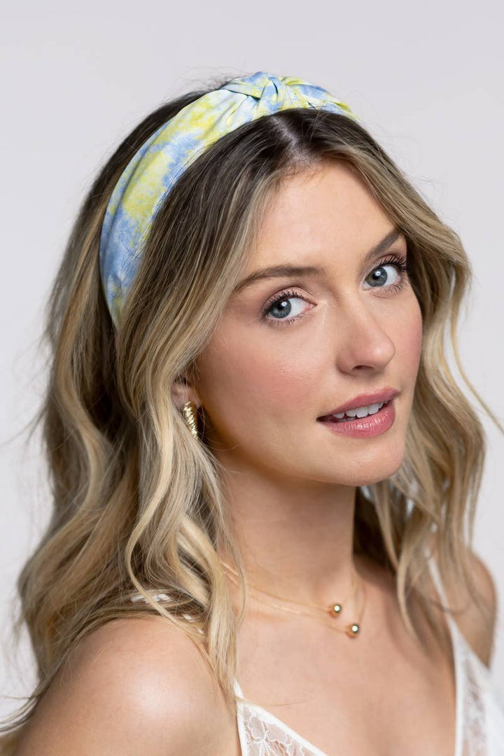 Knotted Tie Dye Print Headband