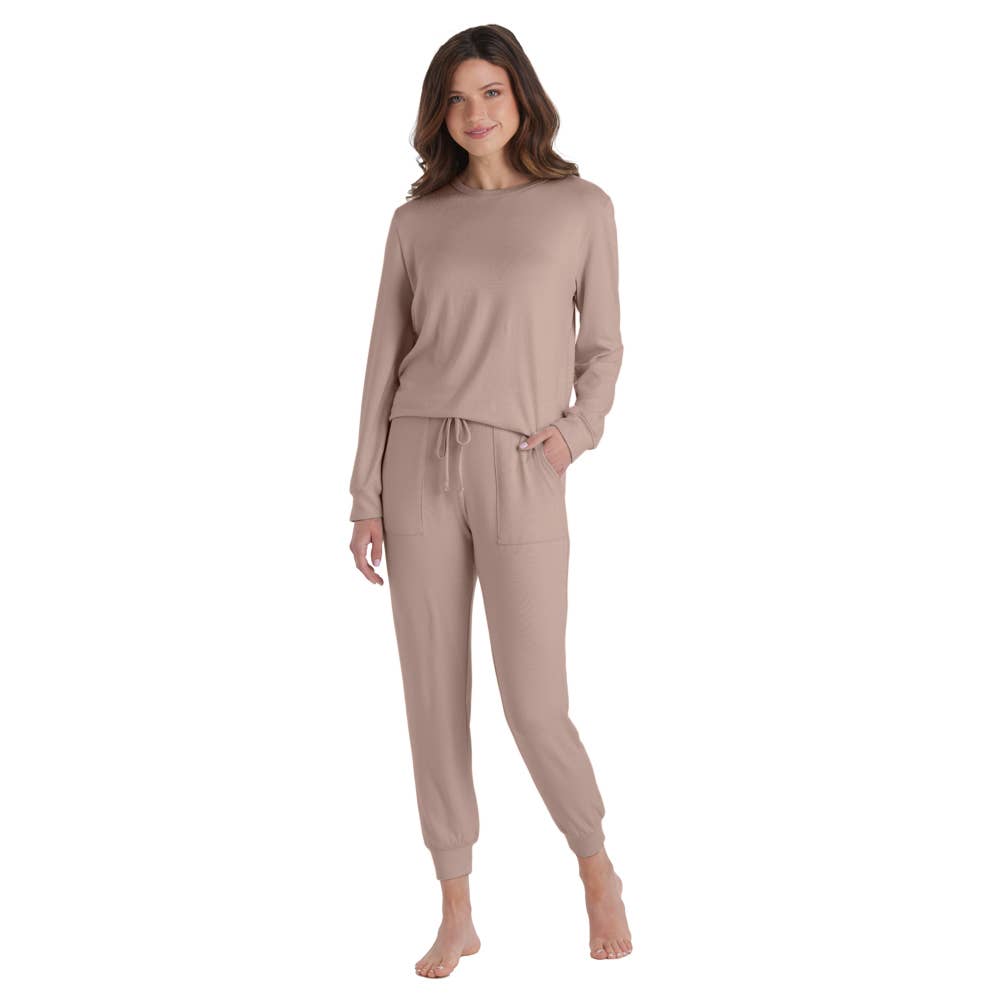 Dream Jersey Crew Neck Lounge Set - Oprah's Fave