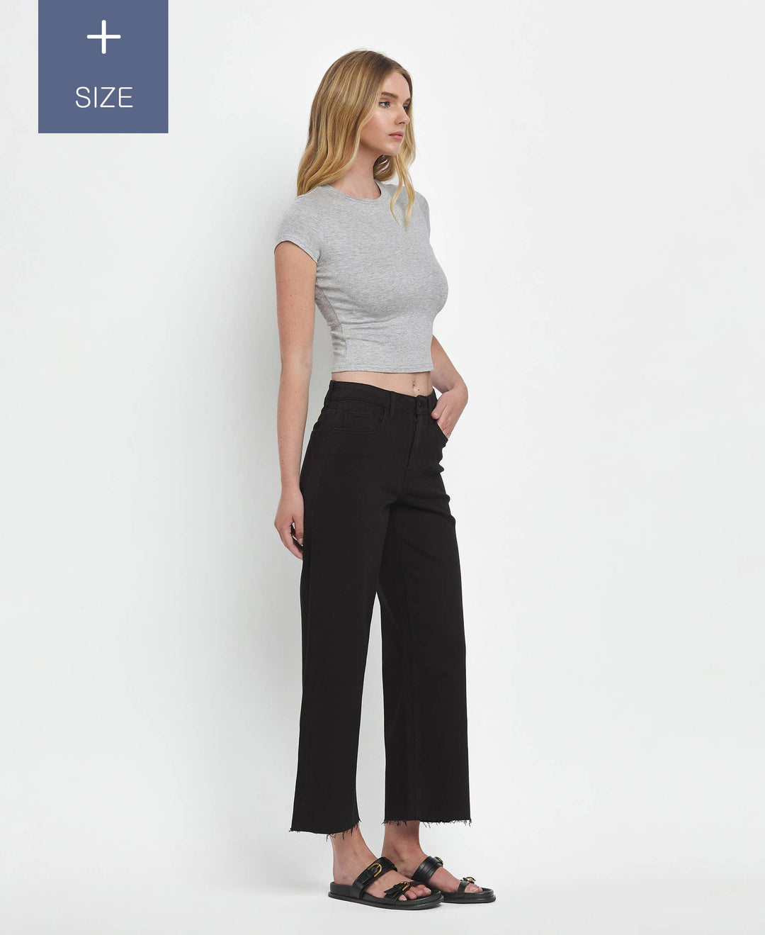 Olivia Wide Leg Jeans | Plus