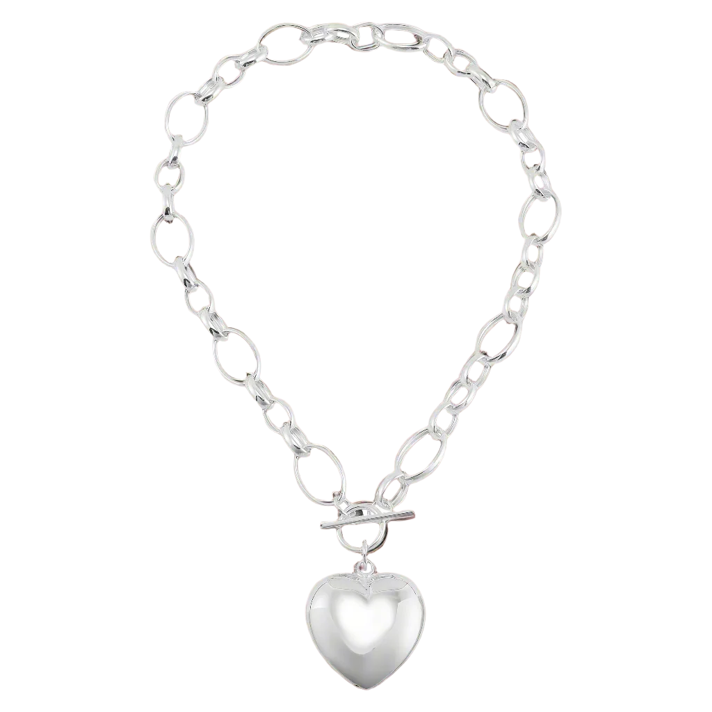 'Pure Love' Sterling Silver Necklace