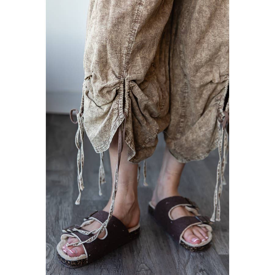 Mineral Washed Cinch Pants