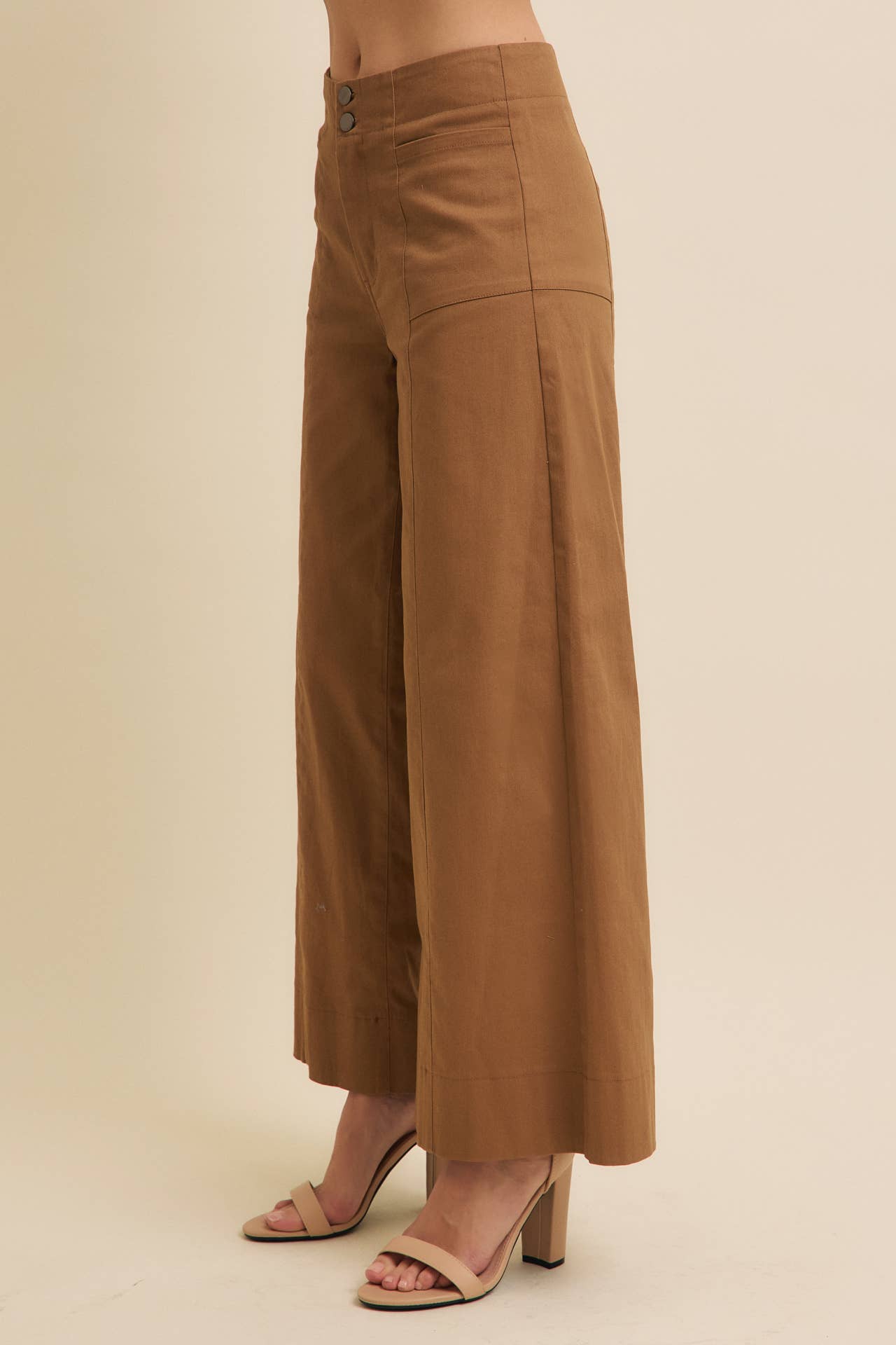 FLATTERING WIDE LEG FULL-LENGTH STRETCHY PANTS